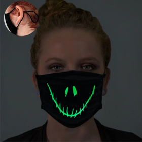 Glow In The Dark Funny Face Mask